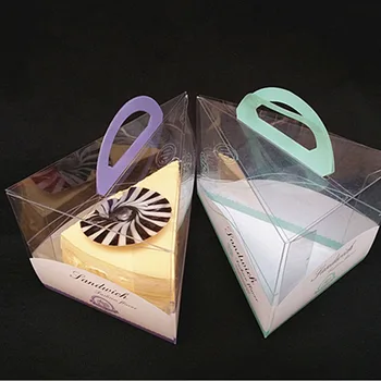 Cheese Mousse Cake Boxes with Handle Clear Plastic Packing Box for Dessert Slice Small Pastry Cake Baking
Cheese Mousse Cake Boxes with Handle Clear Plastic Packing Box for Dessert Slice Small Pastry Cake Baking
