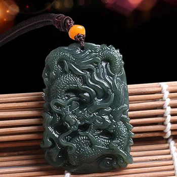 Hotan Sapphire Dragon Pendant
Hotan Sapphire Dragon Pendant