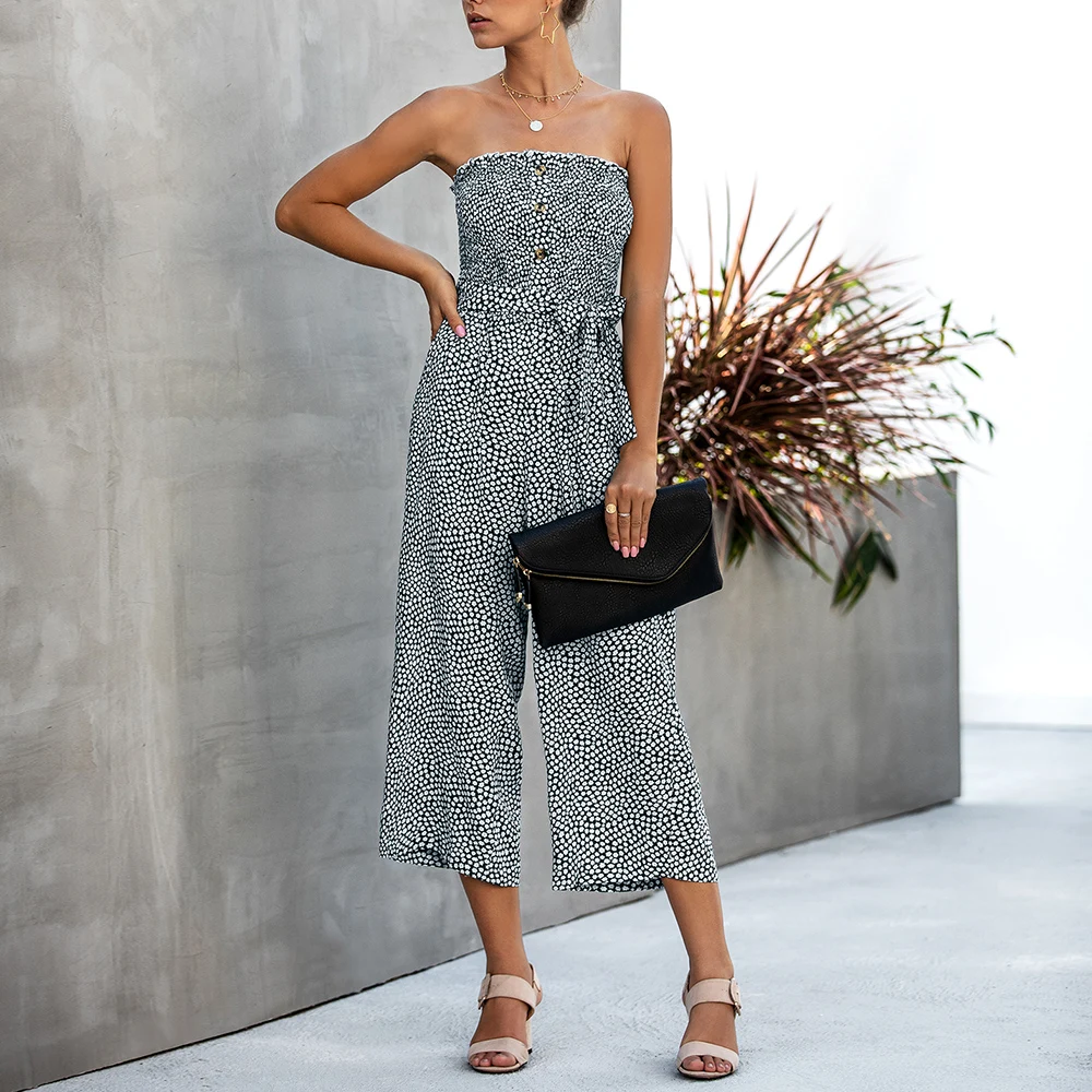 2020 New Women Jumpsuit Romper Ladies Off The Shoulder Casual Playsuit Overalls Female Wide Leg Polka Dot Blue Red Jumpsuit D30
2020 New Women Jumpsuit Romper Ladies Off The Shoulder Casual Playsuit Overalls Female Wide Leg Polka Dot Blue Red Jumpsuit D30