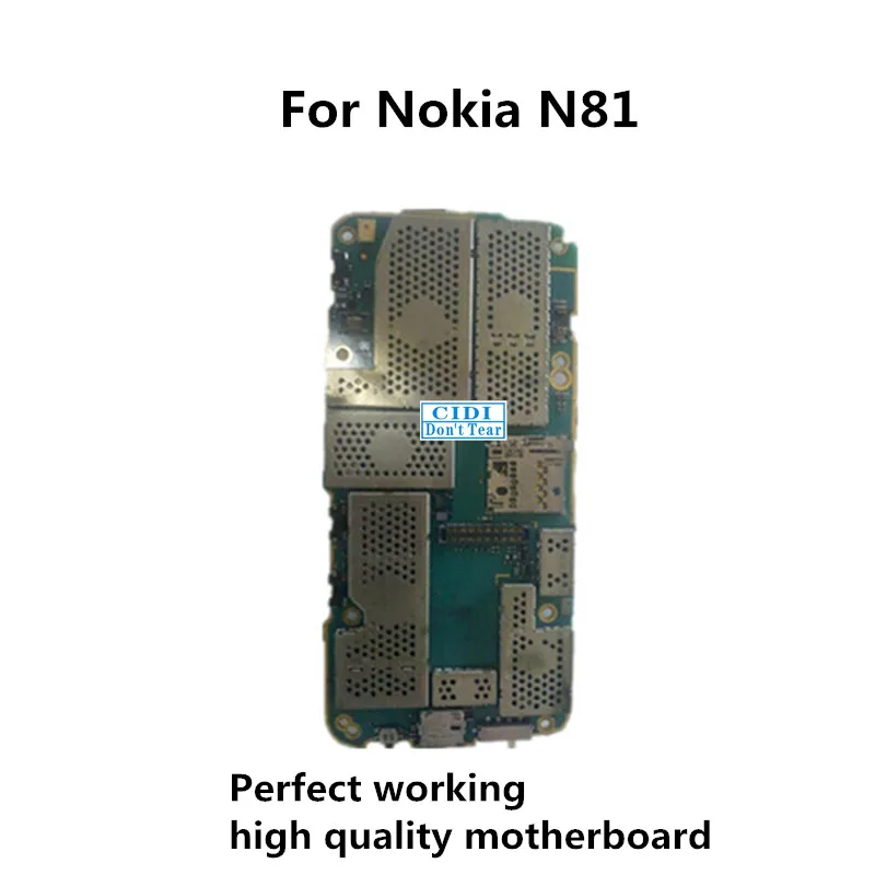 Full Working Unlocked used For Nokia N81 Motherboard Mainboard Logic Mother Board MB Plate
Full Working Unlocked used For Nokia N81 Motherboard Mainboard Logic Mother Board MB Plate