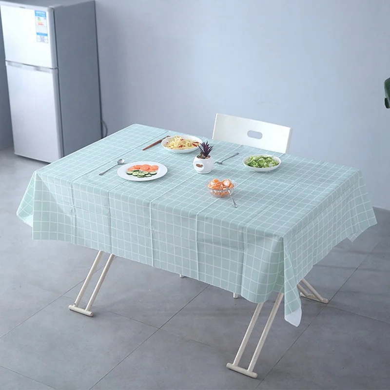 Brief Plaid Waterproof Tablecloth Living Room Kitchen PVC Plastic SoftGlass Table Cloth Rectangle Dinning Table Cover Mat tapete
Brief Plaid Waterproof Tablecloth Living Room Kitchen PVC Plastic SoftGlass Table Cloth Rectangle Dinning Table Cover Mat tapete