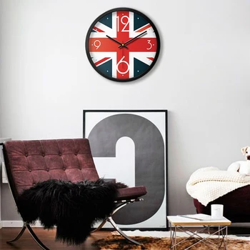 Diameter 35.5cm Stylish Wall Clock British Flag Living Room Creative Modern Mute Clock Modern Watch Living Room Decoration
Diameter 35.5cm Stylish Wall Clock British Flag Living Room Creative Modern Mute Clock Modern Watch Living Room Decoration