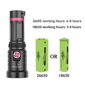 Professional Underwater Diving Light XHP70.2 Dive powerful Diving Flashlight LED Torch for Underwater 100M Hunting Lantern
Professional Underwater Diving Light XHP70.2 Dive powerful Diving Flashlight LED Torch for Underwater 100M Hunting Lantern