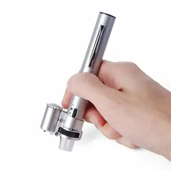 100x Portable Microscope Loupe with Light Multifunction Pocket Led Adjustable Focal Magnifier Tool Mini Zoom Handheld
100x Portable Microscope Loupe with Light Multifunction Pocket Led Adjustable Focal Magnifier Tool Mini Zoom Handheld