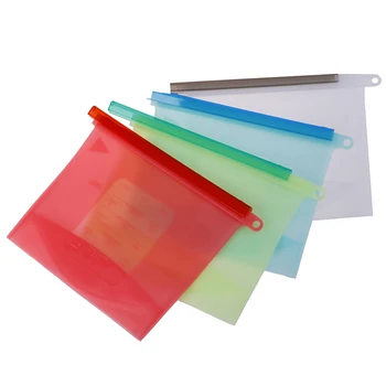 Reusable Vacuum Silicone Food Bag Sealer Freezer Milk Fruit Meat Storage Bags Fridge Food Containers Refrigerat Bags
Reusable Vacuum Silicone Food Bag Sealer Freezer Milk Fruit Meat Storage Bags Fridge Food Containers Refrigerat Bags