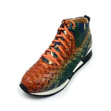 hulangzhishi new Python skin Men snake boots Snake skin male Short boots Pure manual Men boots hulangzhishi new Python skin Men snake boots Snake skin male Short boots Pure manual Men boots