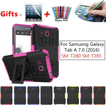 Hybrid Armor Kickstand Silicon Tablet Case for Samsung Galaxy Tab A A6 7.0 2016 T280 T285 SM-T280 SM-T285 Cover Funda Coque
Hybrid Armor Kickstand Silicon Tablet Case for Samsung Galaxy Tab A A6 7.0 2016 T280 T285 SM-T280 SM-T285 Cover Funda Coque