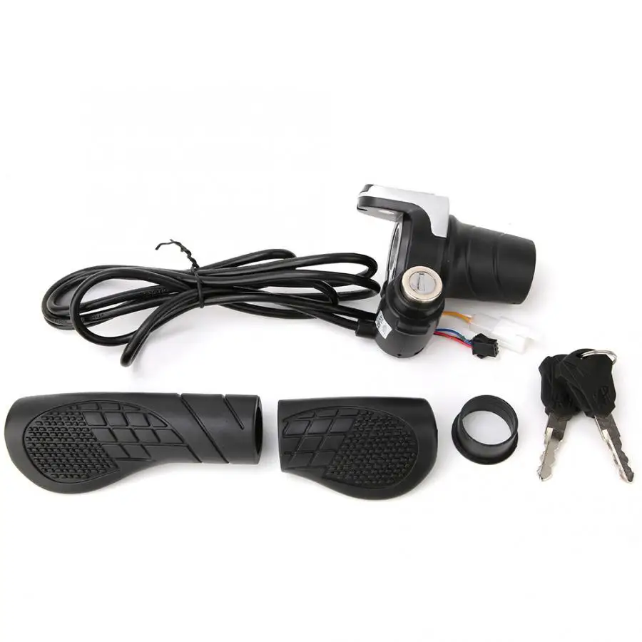 Waterproof 48V Electric Speed Control Throttle Grip with LCD Display for Electric Bike Scooter Throttle Grip Handlebar
Waterproof 48V Electric Speed Control Throttle Grip with LCD Display for Electric Bike Scooter Throttle Grip Handlebar
