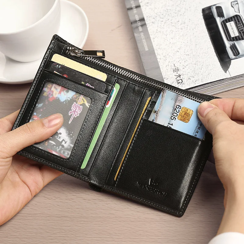 Manberce Leather Wallet Short Verticle Driving License Men Full-grain Leather Portable Wallet Multi-functional Wallet
Manberce Leather Wallet Short Verticle Driving License Men Full-grain Leather Portable Wallet Multi-functional Wallet