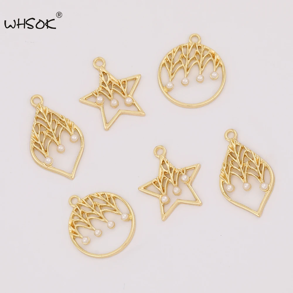 WHSOK 100Pcs Jewelry Accessories/Earrings Pendant/Geometry Shape/KC Gold/Imitation Pearl/Hand Made/DIY Making/Charms
WHSOK 100Pcs Jewelry Accessories/Earrings Pendant/Geometry Shape/KC Gold/Imitation Pearl/Hand Made/DIY Making/Charms