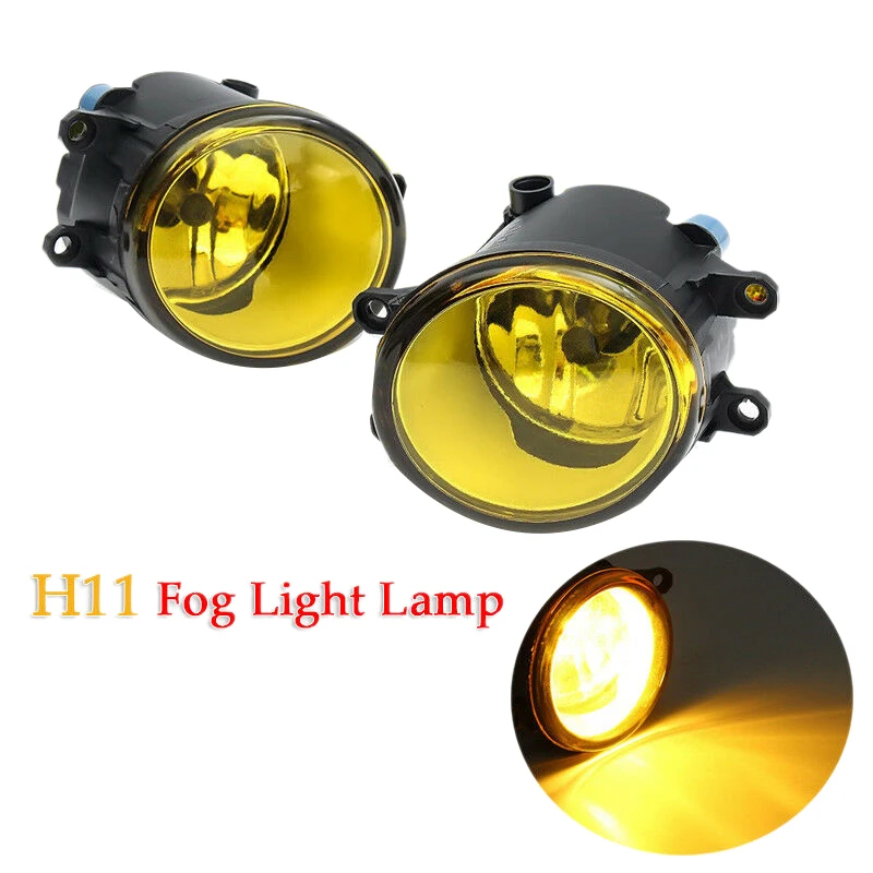 Yellow Lens OE Rplacement Fog Light Lamps with H11 Bulbs For Toyota Lexus Scion
