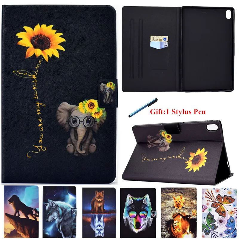 Чехол для планшета Lenovo Tab P11 J606L J606F J606N с мультяшным рисунком магнитный Pad чехол