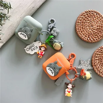 Cute Cartoon Earphone Silicone Case For Airpods Keychain 3D Totoro XiaoMei Keychain For Air Pods Cover Charging Box
Cute Cartoon Earphone Silicone Case For Airpods Keychain 3D Totoro XiaoMei Keychain For Air Pods Cover Charging Box