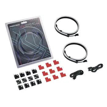 PHANTEKS 2Pcs 400mm Combo Light Strip ARGB Neon Computer Case Decoration LED Strip Set 5V 3 PIN Flexible Lamp Tape for PC Case
PHANTEKS 2Pcs 400mm Combo Light Strip ARGB Neon Computer Case Decoration LED Strip Set 5V 3 PIN Flexible Lamp Tape for PC Case