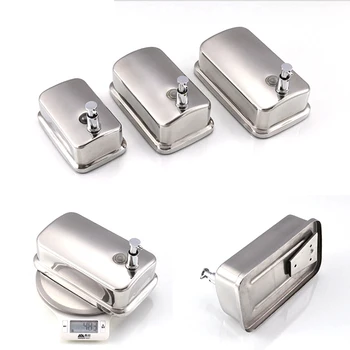 Wall Mounted l Hand Soap Dispenser Washroom S. Steel 304 Manual Liquid Shower Gel 500ml 800ml 1000ml
Wall Mounted l Hand Soap Dispenser Washroom S. Steel 304 Manual Liquid Shower Gel 500ml 800ml 1000ml