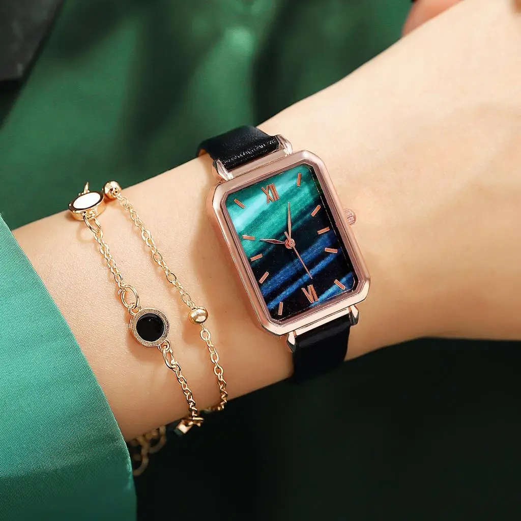 New Fashion Design Rectangle Women Watches Luxury Female Quartz Watch Simple Ladies Wristwatches Woman Black Leather Clock
New Fashion Design Rectangle Women Watches Luxury Female Quartz Watch Simple Ladies Wristwatches Woman Black Leather Clock