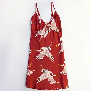 Sexy Women Print Nightgown Bow-knot Comfort Nightdress Ladies Fashion Sleepwear Camisa de Noite Mulher 2019 New Hot Sale E
Sexy Women Print Nightgown Bow-knot Comfort Nightdress Ladies Fashion Sleepwear Camisa de Noite Mulher 2019 New Hot Sale E