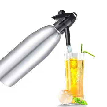 

Portable 1L Soda Maker Cold Drink Carbonated Bubble Water Machine DIY Cocktail CO2 Soda Siphon Maker Bar Tools