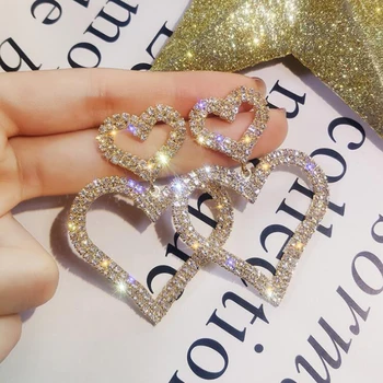 LATS Fashion Exaggerated Rhinestone Double Heart Dangle Earring Wild Long Peach Heart Earrings for Women Modern Party Jewelry
LATS Fashion Exaggerated Rhinestone Double Heart Dangle Earring Wild Long Peach Heart Earrings for Women Modern Party Jewelry