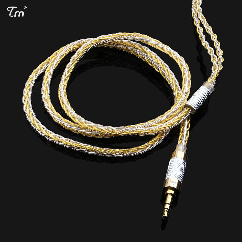 TRN 8 Core Silver Plated Cable HIFI Earphone MMCX/2Pin Connector Use For TRN V10/V20/V60 TFZ HQ8 HQ6 HQ5 V90 TRN T3 T4
TRN 8 Core Silver Plated Cable HIFI Earphone MMCX/2Pin Connector Use For TRN V10/V20/V60 TFZ HQ8 HQ6 HQ5 V90 TRN T3 T4