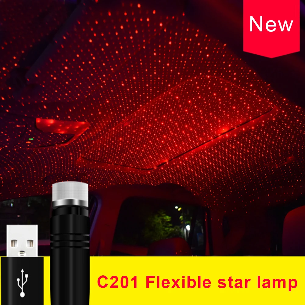 Various Pattern Starry Sky Light USB Car Ambient Light Laser Projection Blue Red Ceiling Light Atmosphere Car Interior Lights
Various Pattern Starry Sky Light USB Car Ambient Light Laser Projection Blue Red Ceiling Light Atmosphere Car Interior Lights
