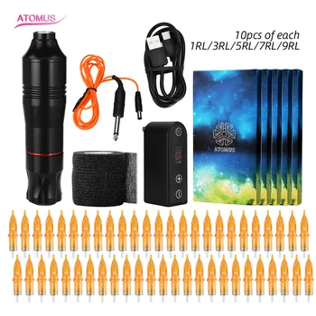 Tattoo Rotary Pen Tatoo Machines Kit Strong Quiet Motor DC Power Supply Permanent Makeup Guns Machine Set Tattooist Body Art
Tattoo Rotary Pen Tatoo Machines Kit Strong Quiet Motor DC Power Supply Permanent Makeup Guns Machine Set Tattooist Body Art