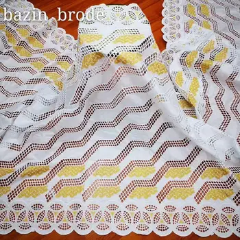 Latest african bazin riche lace fabric latest bazin brode with stones african nigerian sewing materials 5yards 
Latest african bazin riche lace fabric latest bazin brode with stones african nigerian sewing materials 5yards