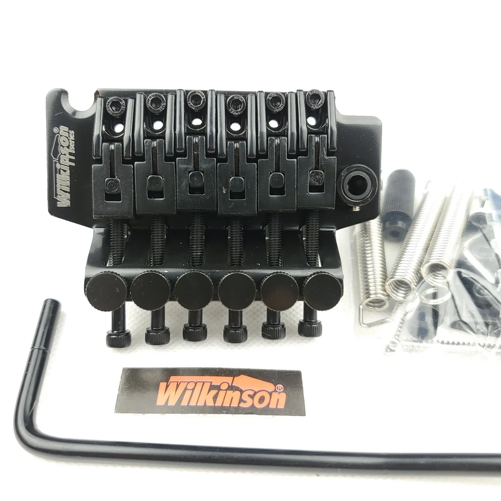 Wilkinson WODL1 Licensed 6-String Electric Guitar Double Locking Tremolo System Bridge 42mm R2 Nut Black
Wilkinson WODL1 Licensed 6-String Electric Guitar Double Locking Tremolo System Bridge 42mm R2 Nut Black