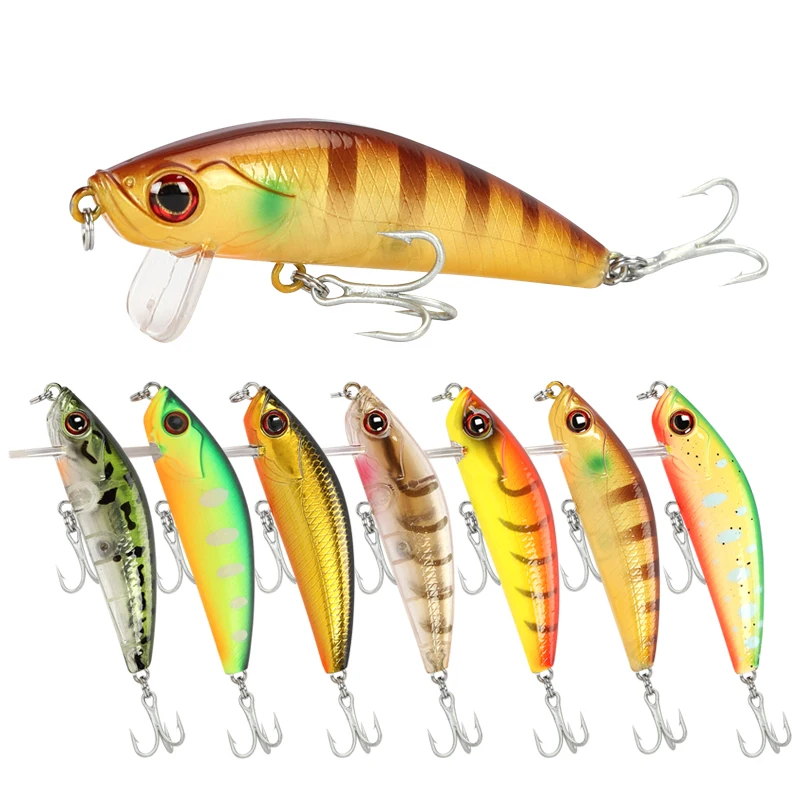Fishing Lures 6g 65mm Minnow jerkbait Floating slashbait shad Fit pike perch bass trout seabass hard lure
Fishing Lures 6g 65mm Minnow jerkbait Floating slashbait shad Fit pike perch bass trout seabass hard lure