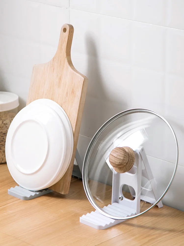 1pcs Multi-functional Plastic Pot Cover Rack Foldable Bowl Dish Kitchen Dish Rack Cutting Board Storage Rack Kitchen gadgets
1pcs Multi-functional Plastic Pot Cover Rack Foldable Bowl Dish Kitchen Dish Rack Cutting Board Storage Rack Kitchen gadgets