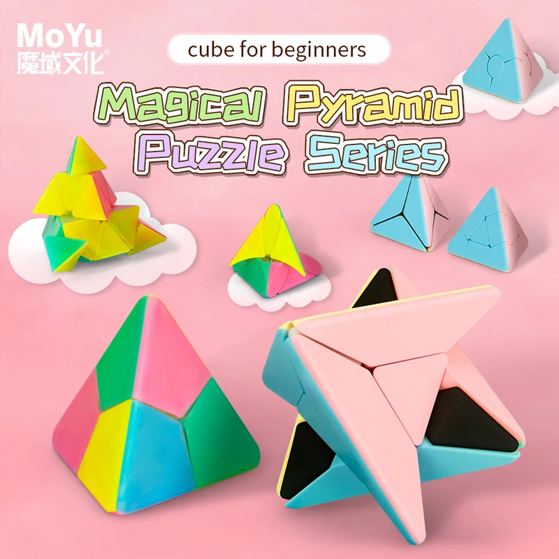 MoYu Cubing Classroom Teaching Pyramid Cube For Beginners Puzzle Macaroon Educational Toys Magic Cubes Kids
MoYu Cubing Classroom Teaching Pyramid Cube For Beginners Puzzle Macaroon Educational Toys Magic Cubes Kids
