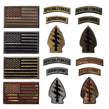 PAIR OF US ARMY SPECIAL FORCES AIRBORNE Embroidery Patch US Flag Ranger Tab Military Emblem for Cloth Bag Tactical
PAIR OF US ARMY SPECIAL FORCES AIRBORNE Embroidery Patch US Flag Ranger Tab Military Emblem for Cloth Bag Tactical