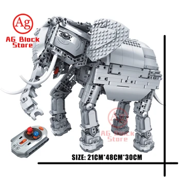 1542pcs RC Animal Series Remote Control Elephant Building Block Compatible DIY Technic Brick Creator Collection MOC Toy
1542pcs RC Animal Series Remote Control Elephant Building Block Compatible DIY Technic Brick Creator Collection MOC Toy