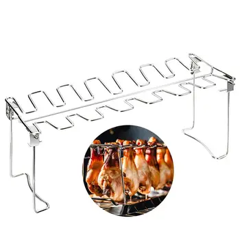 1 Set Chicken Leg Grill Rack Portable BBQ Net Rack Foldable Roasting Rack Multi-purpose Grill Net Stainless Steel BBQ Grill
1 Set Chicken Leg Grill Rack Portable BBQ Net Rack Foldable Roasting Rack Multi-purpose Grill Net Stainless Steel BBQ Grill