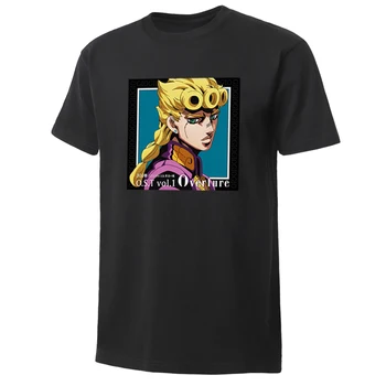 Anime Jojo Bizarre Adventure T-Shirt Men'S Giorno Giovanna Print Loose Fit Male Tees Tops Summer Hot Fashion Harajuku Streetwear
Anime Jojo Bizarre Adventure T-Shirt Men'S Giorno Giovanna Print Loose Fit Male Tees Tops Summer Hot Fashion Harajuku Streetwear