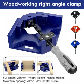 90 Degree Quick Release Right Angle Clamp Fixing Clip Picture Frame Corner Clamp Woodworking Hand Tool Right Angle Welding Clamp
90 Degree Quick Release Right Angle Clamp Fixing Clip Picture Frame Corner Clamp Woodworking Hand Tool Right Angle Welding Clamp