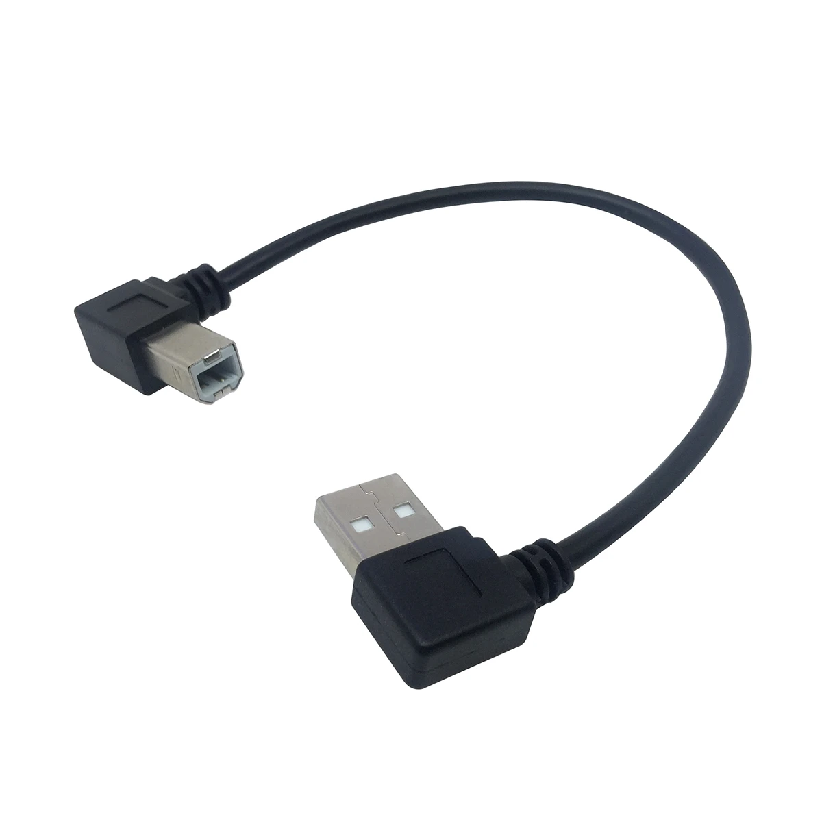90 Degree angled USB Printer Cable USB A Male to USB B male Cable for Canon Brother Samsung Epson HP ZJiang Label USB2.0 cable
90 Degree angled USB Printer Cable USB A Male to USB B male Cable for Canon Brother Samsung Epson HP ZJiang Label USB2.0 cable