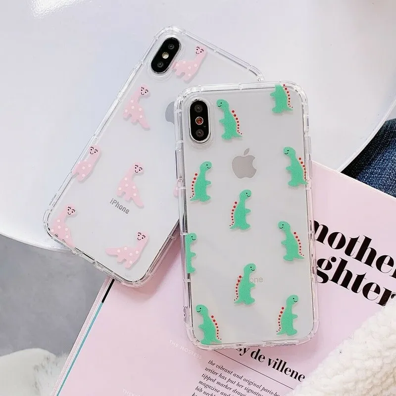 Cute Cartoon Dinosaur Soft Silicone Phone Case For iPhone 11 Pro Max XSMAX XR 7 8 Clear Shockproof 11ProMax 7plus lovely Cover
Cute Cartoon Dinosaur Soft Silicone Phone Case For iPhone 11 Pro Max XSMAX XR 7 8 Clear Shockproof 11ProMax 7plus lovely Cover