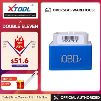 XTOOL iOBD2 MFi BT Diagnostic/Reads trouble code For VW AUDI/SKODA/SEAT Support Android & IOS By Bluetooth Free Update Online
XTOOL iOBD2 MFi BT Diagnostic/Reads trouble code For VW AUDI/SKODA/SEAT Support Android & IOS By Bluetooth Free Update Online