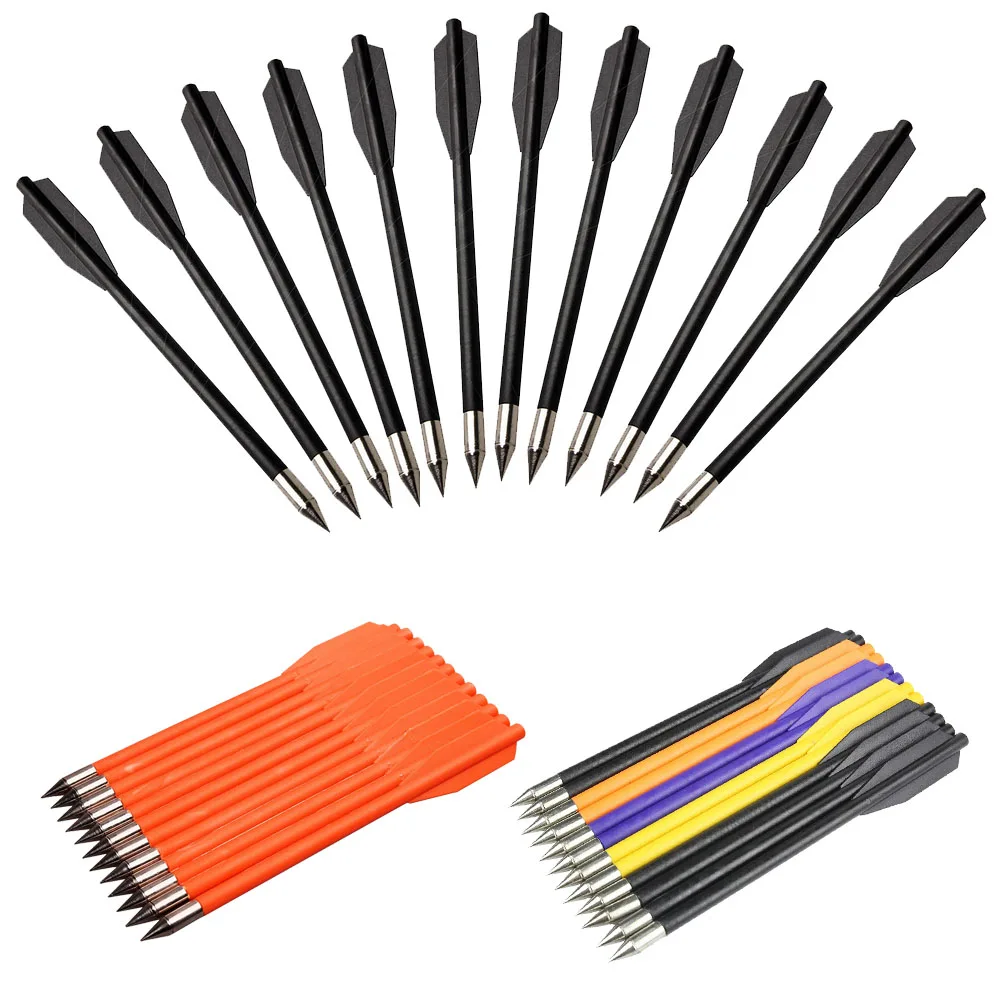12pcs/Pack Crossbow Bolt Arrows Hunting Shooting Archery Arrow for Crossbow Bolt Archery Recuve Compound Bows Practice Arrows
12pcs/Pack Crossbow Bolt Arrows Hunting Shooting Archery Arrow for Crossbow Bolt Archery Recuve Compound Bows Practice Arrows