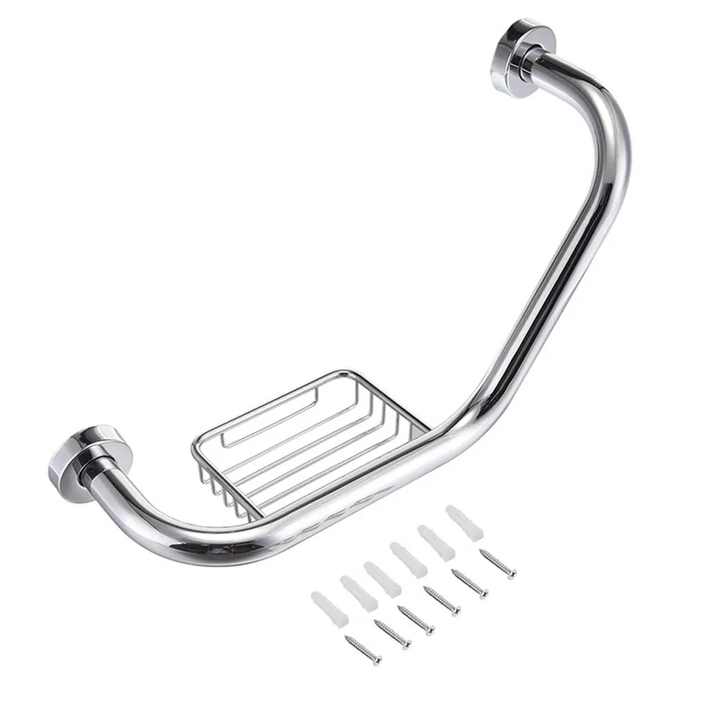Bathroom Handrails Safety Grab Bar Toilet Bath Stainless Anti-Slip rip Handle Armrest Safety Support Handle with Soap Storage
Bathroom Handrails Safety Grab Bar Toilet Bath Stainless Anti-Slip rip Handle Armrest Safety Support Handle with Soap Storage