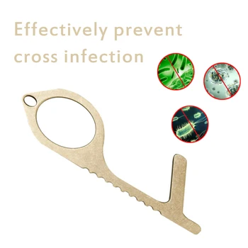 Portable Hygiene Hand Metal Door Opener Elevator Handle Antimicrobial Brass Key Safety Isolation Handle Key
Portable Hygiene Hand Metal Door Opener Elevator Handle Antimicrobial Brass Key Safety Isolation Handle Key
