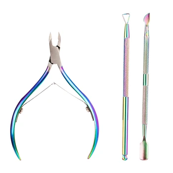 Cutter Nipper Clip Cut Set 3 Pcs Stainless Steel Nail Cuticle Pushers Spoon Nail Scissor Dead Skin Remover Tools For Women 
Cutter Nipper Clip Cut Set 3 Pcs Stainless Steel Nail Cuticle Pushers Spoon Nail Scissor Dead Skin Remover Tools For Women