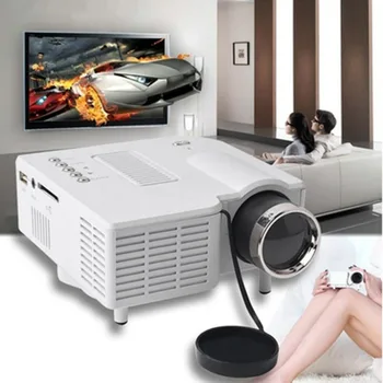 UC28+ Mini Portable 1080P Projector Home Cinema Theater Upgraded HDMI Interface Home Entertainment Device Multimedia Player US
UC28+ Mini Portable 1080P Projector Home Cinema Theater Upgraded HDMI Interface Home Entertainment Device Multimedia Player US