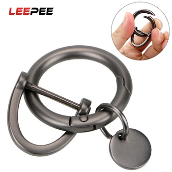LEEPEE Metal Car Keychain D Shape Horseshoe Key Holder Key Rings Key Chain Thick Rod Car-styling Auto Accessories
LEEPEE Metal Car Keychain D Shape Horseshoe Key Holder Key Rings Key Chain Thick Rod Car-styling Auto Accessories