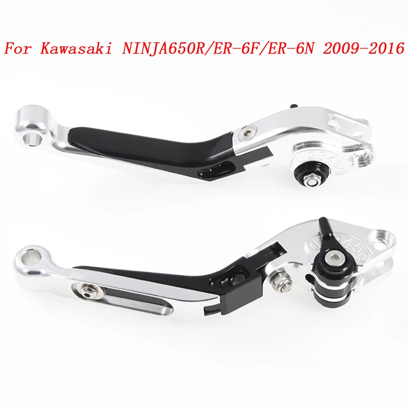 

Motorcycle aluminum Accessories Folding Extendable Brake Clutch Levers For Kawasaki NINJA650R / ER-6F/ ER-6N 2009-2016