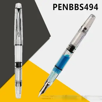 Fountain Pen Penbbs 494 Transparent Piston Fountain-Pen Demonstrator Ink Pens 0.38/0.5mm Nib School Office Supplies Stationery
Fountain Pen Penbbs 494 Transparent Piston Fountain-Pen Demonstrator Ink Pens 0.38/0.5mm Nib School Office Supplies Stationery