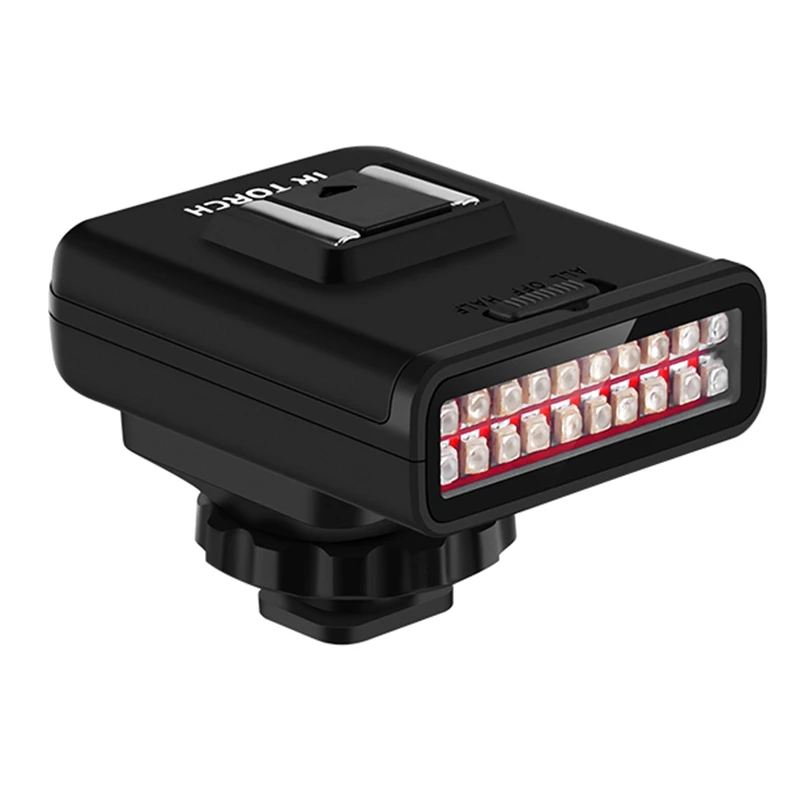 Camcorder Light Photography Lighting on Camera 1/4 Threaded Hole Infrared Night Vision Light Lamp for Vlog Camera
Camcorder Light Photography Lighting on Camera 1/4 Threaded Hole Infrared Night Vision Light Lamp for Vlog Camera
