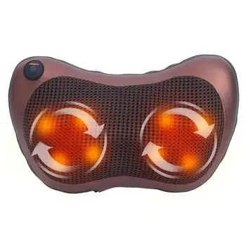 Heat Massage Pillow Shiatsu Deep Kneading Massager Relax Neck Shoulder Pain Infrared therapy Massage Pillow For Neck Back 
Heat Massage Pillow Shiatsu Deep Kneading Massager Relax Neck Shoulder Pain Infrared therapy Massage Pillow For Neck Back