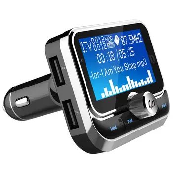 Dual USB Car Charger LCD Display Car MP3 Player Bluetooth Hands-free Calling FM Transmitter FM Auto Audio Adapter Accessories
Dual USB Car Charger LCD Display Car MP3 Player Bluetooth Hands-free Calling FM Transmitter FM Auto Audio Adapter Accessories